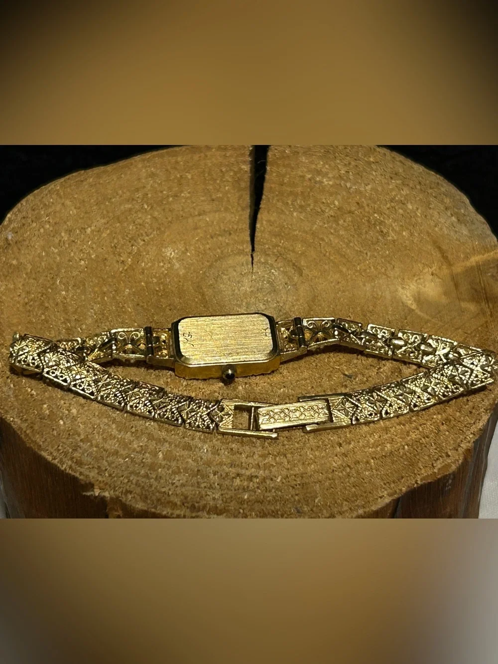 Michael Anthony Watch Womens 14k Yellow Gold Diamond Mother Of Pearl Dial 7.25